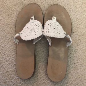 White Jack Roger Sandals